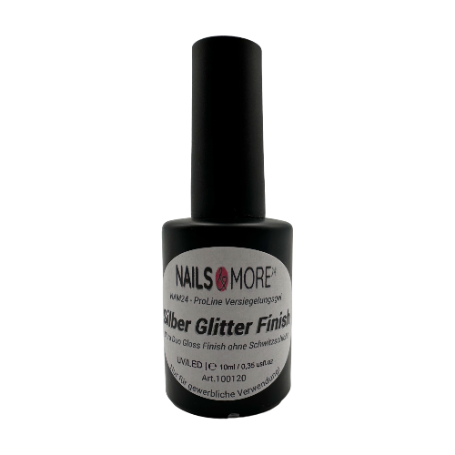 Silber Glitter Finish | 10ml ohne Schwitzschicht